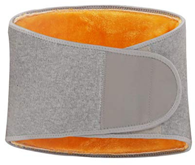 Stronrive Winter Nierenwärmer Unisex Taillenwärmer Gürtel Thermal Plüsch Rückenwärmer Nierenschutz Bauchwärmer für Damen Herren