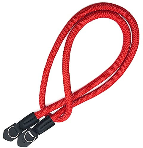 Sangles pour Appareils Photo Bandoulière en Corde 100 cm Courroie de Cou Simple et Beau Solide et Durable Forte capacité de charge, Vous Pouvez Facilement Accrocher la Caméra au Cou ou à L'épaule.