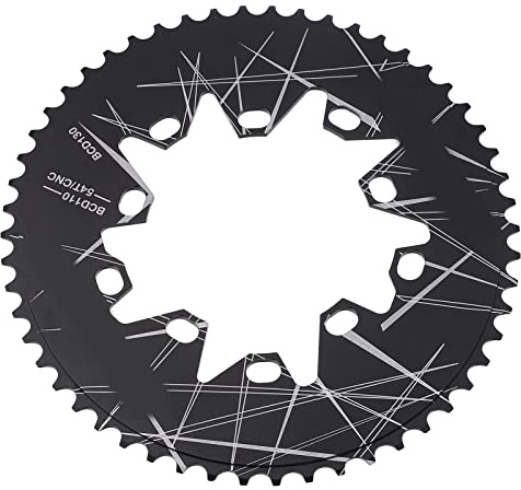 VGEBY Fahrrad Oval Kettenblatt 110/130mm BCD Oval Kettenblatt 54T Narrow Wide Kettenblatt für 7 8 9 10 Speed Rennrad Faltrad Bicycleseat Fahrräder Und Ersatzteile