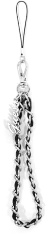 GUESS GUSTSASSK Metall-Handyarmband mit Logo Charm Schwarz, X, Metall, Achat