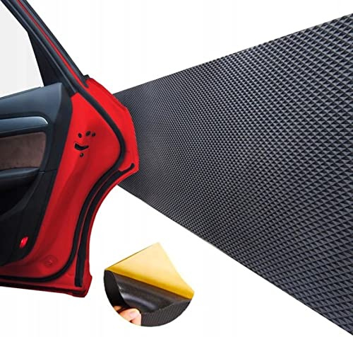 Protection Murale de Garage autocollante 200 x 20 cm - Protection Contre Les Chocs - Protection Contre Les Chocs - Protection de seuil de Porte - Imperméable - Noir