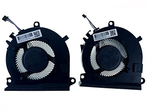 New CPU+GPU Cooling Fan for HP Pavilion Gaming 15-EC 16-A Series Laptop | 15-ec1000 15-ec1073dx 15-ec0751ms 15-ec1015nu 15-ec1009na 15-ec0901na 16-a0075cl 16-a0032dx L77560-001