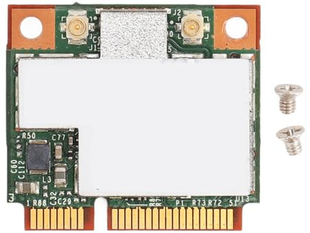 BCM943225HMB Adaptador de Tarjeta WiFi Inalámbrico, 300 Mbps 2,4 GHz Bluetooth 4.0 Mini Adaptador WiFi de Interfaz PCIE para Portátiles PC, Soporte para Windows, para OS X,