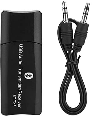 Émetteur-récepteur audio sans fil Bluetooth 5.0 USB 2 en 1 pour PC/projecteur/TV/amplificateur/voiture