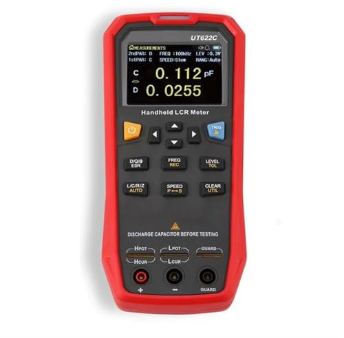 Testeur de Condensateur, Multimètre UT622A UT622C UT622E LCR Meter UT622 Digital Bridge Capacimeter Inductance Capacitance Resistance Multi Tester,Équipement de test électronique(UT622C)