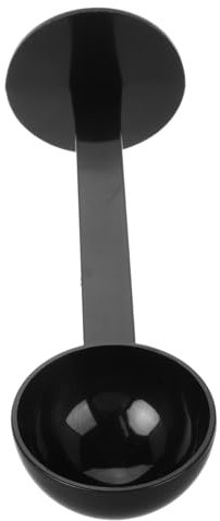 SHOWERORO Plastic Coffee Scoop 2-in-1 Measuring Spoon with Pressed Bottom for Coffee Beans and Grounds, Espresso Tamper Tool for Home and Cafe Use