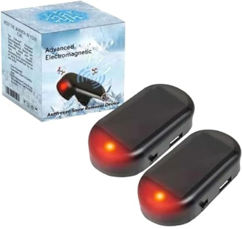 GUSHE 2 Stück Auto Kinetische Molekularheizung Enteisung, Auto Enteiser, 2026 Neu Tragbare Kinetische Molekularheizung Mikrowellen Molekular Enteisung Instrument, Auto Interferenz Antifrost Gerät