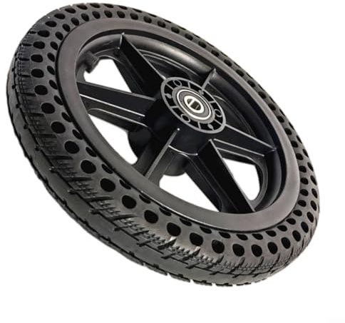 MoSundi Rollstuhl-Räder, 30,5 cm, 30,5 x 3,8 cm, solide, schlauchlose Reifen, Gummirad für ältere Menschen, Roller und Elektrorollstuhl (Innendurchmesser 12 mm)