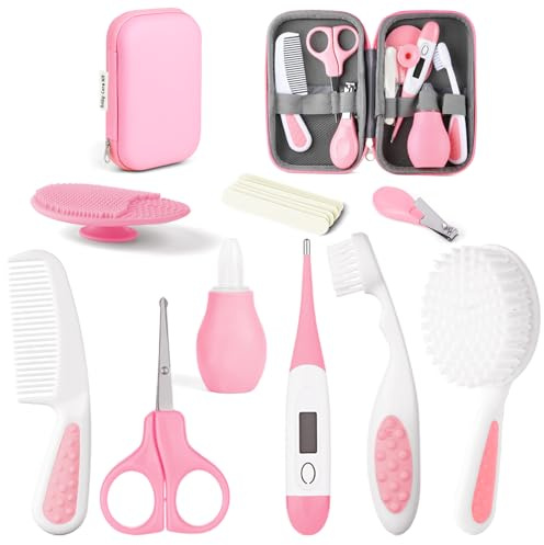 Flintronic14 in 1 Baby Healthcare and Grooming Kit, Newborn Baby Care Accessories with Hair Brush, Comb, Nail Clippers, for Newborn Boys Girls