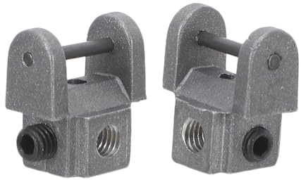 Operitacx Supporto Morsetto Lama a Spirale per Seghetto Alternativo 2 Pezzi, Adattatore per Lama a Estremità Liscia, Morsetto di Ricambio in Metallo per Lavorazione Legno e Metallo,