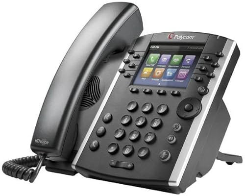 Polycom VVX 411 HD Business Media IP Desk Phone (No PSU) (Renewed)