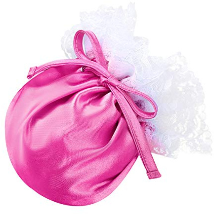 ranrann Sexy Homme String Sissy C-String Floral Slip Satin Lingerie Dentelle sous-Vêtement Gay Slip Bulge Pouch Pochette Pénis Poche Jockstrap Briefs Underwear Taille Unique Rose Taille Unique