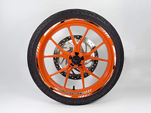 Felgenrand Aufkleber Felgenbett kompatibel mit KTM 390 Duke 710046VA