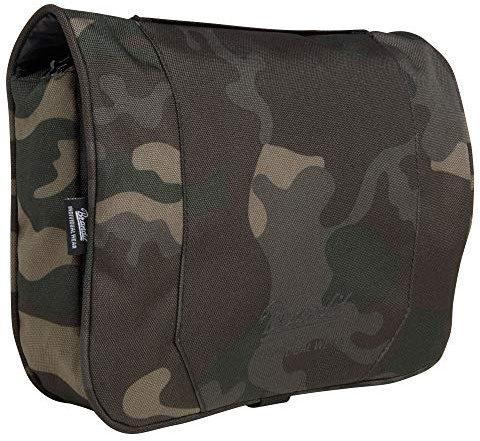 Brandit MOLLE TASCHE MAGAZINTASCHE/FLASCHENTASCHE/GÜRTELTASCHE ARMY MODULAR 13-TYPEN, Produkt:Waschtasche (groß), Farbe:Darkcamo