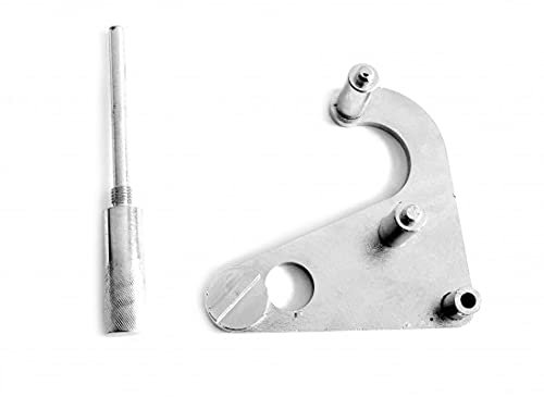 CASTEX Kit de Calage Moteur Kit D'outils de Calage Kit d'outils d'arbre à Cames de Chaîne Distribution Compatible avec Renault 2.0 dCi Diesel - Made in EU