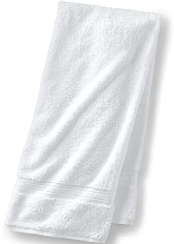 Lands' End Supima Towel White 1 Piece Bath Sheet