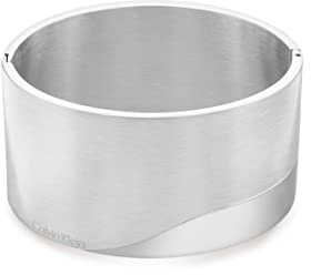 Calvin Klein Armreifen für Damen Kollektion MINIMAL CIRCULAR aus Edelstahl