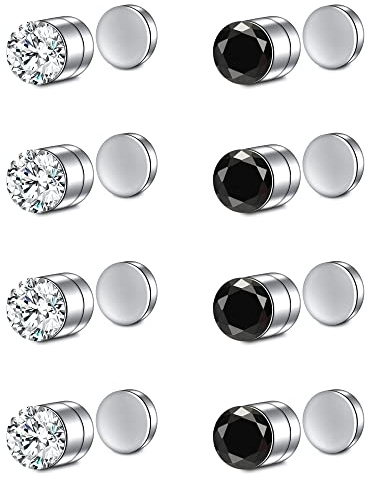 D.Bella Fake Nose Ring Stud Magnetic Nose Piercing Earrings for Women