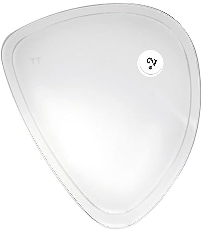 Cressi Big Eyes Evo-Quantum OPT. Lens, Lenti Maschera Graduate Unisex Adulto, Trasparente, + 2.50 SX