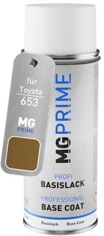 MG PRIME Autolack Spraydose für Toyota 653 Olive Green Basislack Sprühdose 400ml