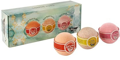 Confezione regalo con 3 bombe da bagno