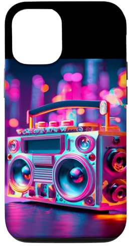 Hülle für iPhone 14 Pro Old School Vintage Boombox 80er Rap 90er Jahre Radio Mixtape Musik