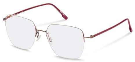Rodenstock Brille mit Sehstärke für Damen optional mit Sonnenbrillentönung oder Blaulichtfilter, Quadratisch, gefertigt aus Titan (inklusive Brillenetui)