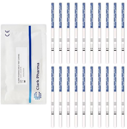 20 x Tiras de Prueba para Buprenorfina | Prueba de Orina para Buprenorfina | Kit de Detección Rápida para Buprenorfina