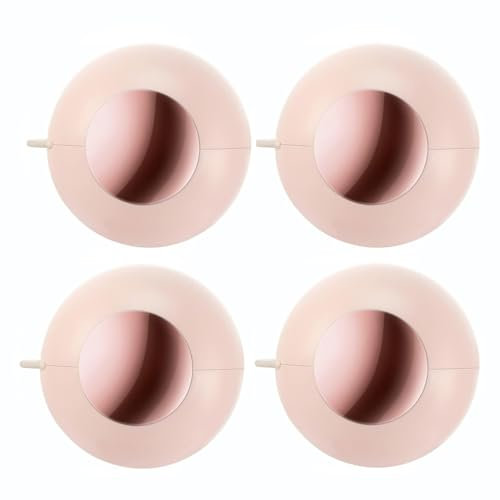 Washable Reusable Gel Lint Roller for Pet Hair, Pink, 4pcs