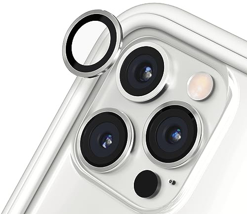 RHINOSHIELD 9H Tempered Glass Camera Lens Protectors Compatible with iPhone 12 Pro Max | Impact and Scratch Resistance, High Clarity, Explosion-Proof Protection, Anti-Fog Technology - Silver
