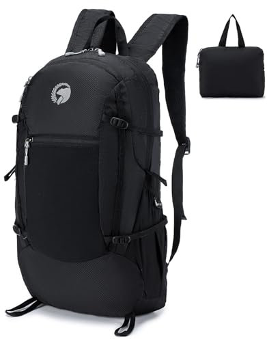 BAGROUPS Faltbarer Leichter sportrucksack Herren Wasserdichter Rucksack Trekkingrucksack Reiserucksack für Bergsteigen, Klettern, Skifahren, Camping
