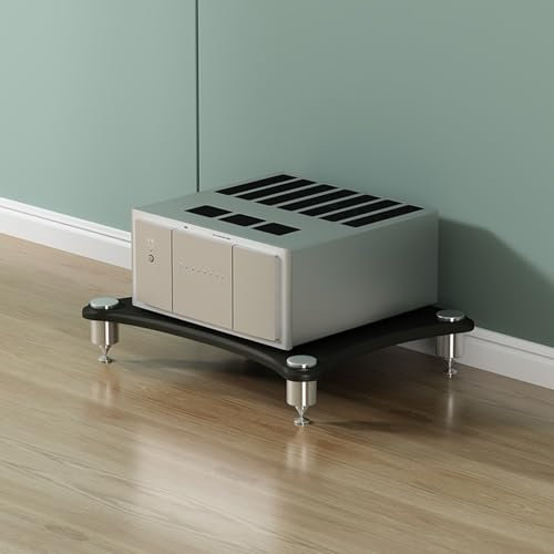 Mobile hifi,HiFi Av Media Stand a 3 Livelli,Mobile Audio HiFi Supporto,audio alto rack centro,mobile giradischi,rack audio mobile con ruote universali,mobili per hi fi,mobiletto stereo,mobile stereo(1