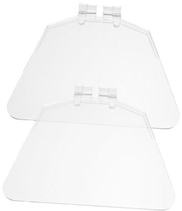 HOMOCONO 2stücke Teiliger Bankschutz Augenschutz Kunststoffschutz Für Tischschleifmaschinen Mit Einfacher Installation Und Hoher Transparenz Für Sichere Arbeitsumgebung