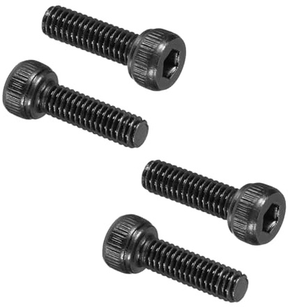 PATIKIL 100 Stück Innensechskant Zylinderkopfschrauben M4x14mm, 12,9 Stärkestufe Kohlenstoffstahl Zylinderschrauben Set, Vollgewinde Schwarz Schrauben Set für Install Befestigung Reparatur