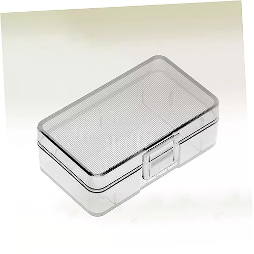 Artibetter Caja De Almacenamiento para Pilas 9v Transparente, Portapilas Compacto De PP, Organizador Portátil Seguro para Viajes y Uso Hogar, Contenedor Resistente y Visible