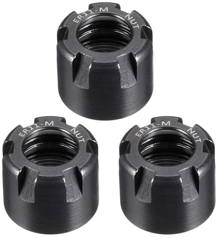 QUARKZMAN 3 Pezzi Dado Di Serraggio ER11M(M13 Per Mandrino | CNC Fresatrice Tornio