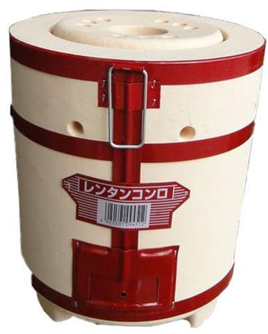 Estufa redonda de carbón de arcilla, barbacoa de cerámica de estilo japonés para cocinar al aire libre, pícnic, diseño elegante