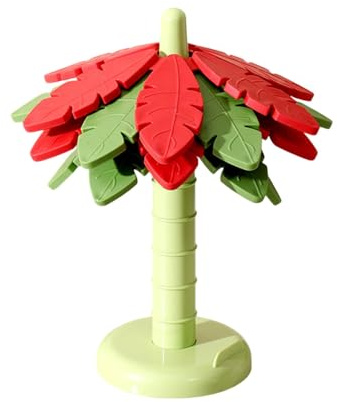 Sottopentola in silicone per piatti caldi e padelle, presine a forma di albero di calore (set di 4), sottopentola da cucina, elegante design natalizio per piani di lavoro e tavoli da pranzo, rosso