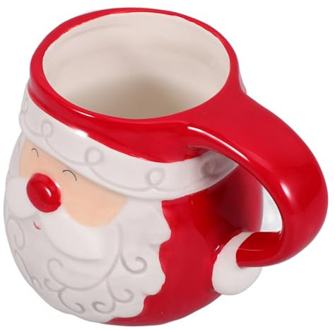CIYODO Tazza Natalizia Forma Mug Decorativa per Feste per Capacità per Bevande Tazza Tè per Festive