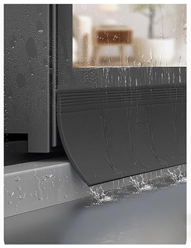 Selbstklebende Wetterleiste for Fenster, Türen, Autos und LKWs, verstärkte Gummidichtung blockiert das Eindringen von Wasser – 100 cm, universelle Passform(Black,7cm)