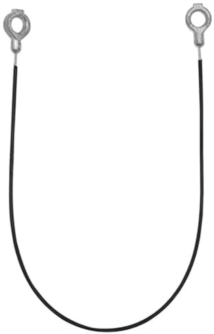 FUBESK Filo di trazione per spazzaneve 24 28 30, cavo da 4596 cm, condotto da 4099 cm, colore: nero argento