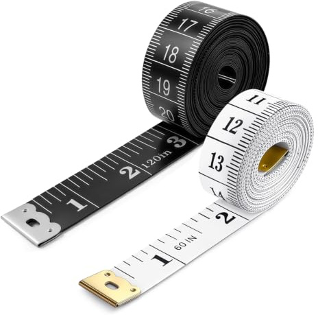 Flintronic 2PCS Double Sided Tape Measure, 60inch/150cm&120inch/300cm Sewing Measuring Tape for Body Measurements, Soft Tape Measure for Measure Sewing, Body, Chest, Waist