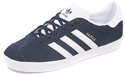 adidas Unisex-Kinder Gazelle Sneakers, Blau (Collegiate Navy/footwear White/footwear White), 38 2/3 EU