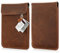MOELECTRONIX ECHT Leder Ebook Reader Hülle passend für Tolino Shine 3 | Page 2 | Schutz Tasche Lederhülle Slim Tab mit Magnetverschluss | 6 Zoll BRAUN