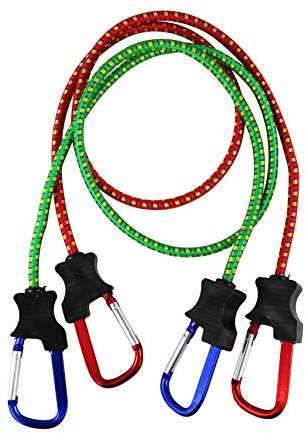 C.A.O. - Sandows à Mousqueton en Sandow élastique polypropylène/Aluminium/Plastique - Longueur 1 m - Diamètre ø 8 mm