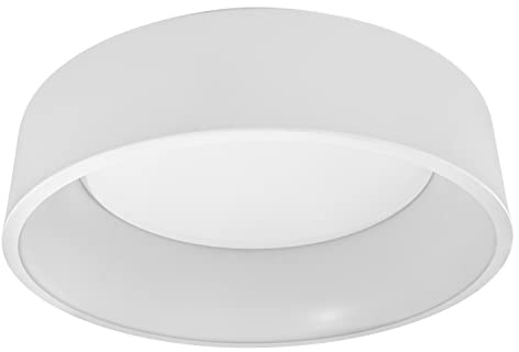 Ledvance Smarte LED Wand-und Deckenleuchte für Innen mit WiFi Technologie, Lichtfarbe änderbar (3000K-6500K), Weiss, 450mm, Kompatibel mit Google und Alexa Voice Control, SMART+ WIFI ORBIS CYL