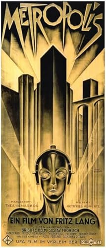 Metropolis Fritz Lang Poster 30 x 70 cm