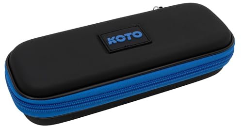 KOTO - Dartwallet Eva Small Blau, Darttasche mit Reissverschluß, Dart Hülle, Dartkoffer, Darts Box