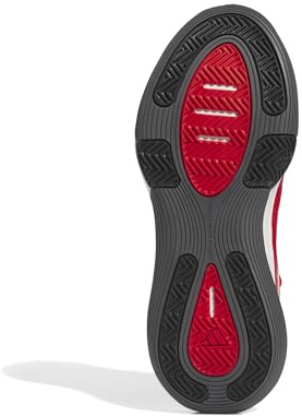 Adidas Unisex - Adulto Bounce Legends Trainers, Better Scarlet/Cloud White/Charcoal, 43 1/3 EU
