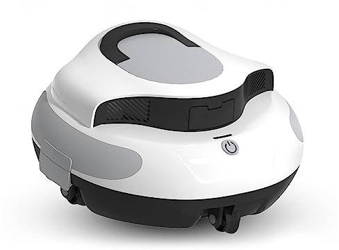 VVLXRIC Aspirateur Electrique Piscine, Forte Puissance D'Aspiration Aspirateur Piscine 100min De Nettoyage Puissant Aspirateur De Piscine, Fil Parfait pour Piscines Jusqu'à 90 M²